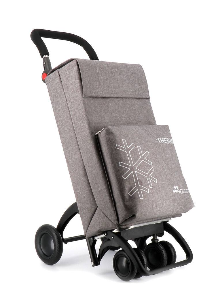 Rolser Sbelta Thermo Tweed 4x4 4 Wheel 2 Swivelling Shopping Trolley with Adjustable Handle