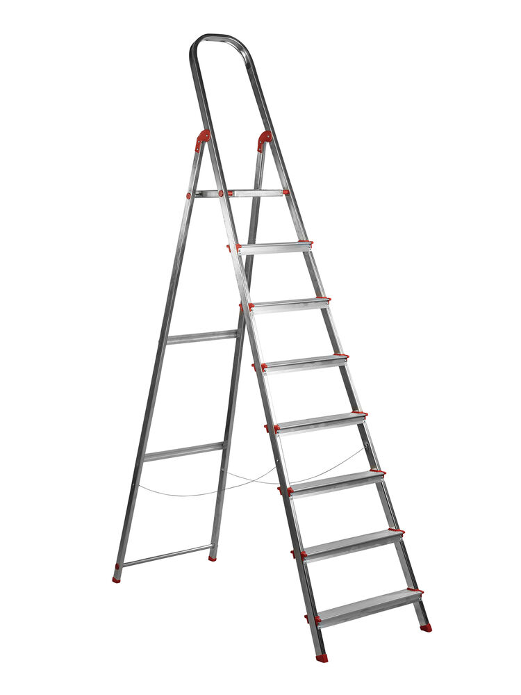 Rolser Unica 8 Step Aluminium Ladder 