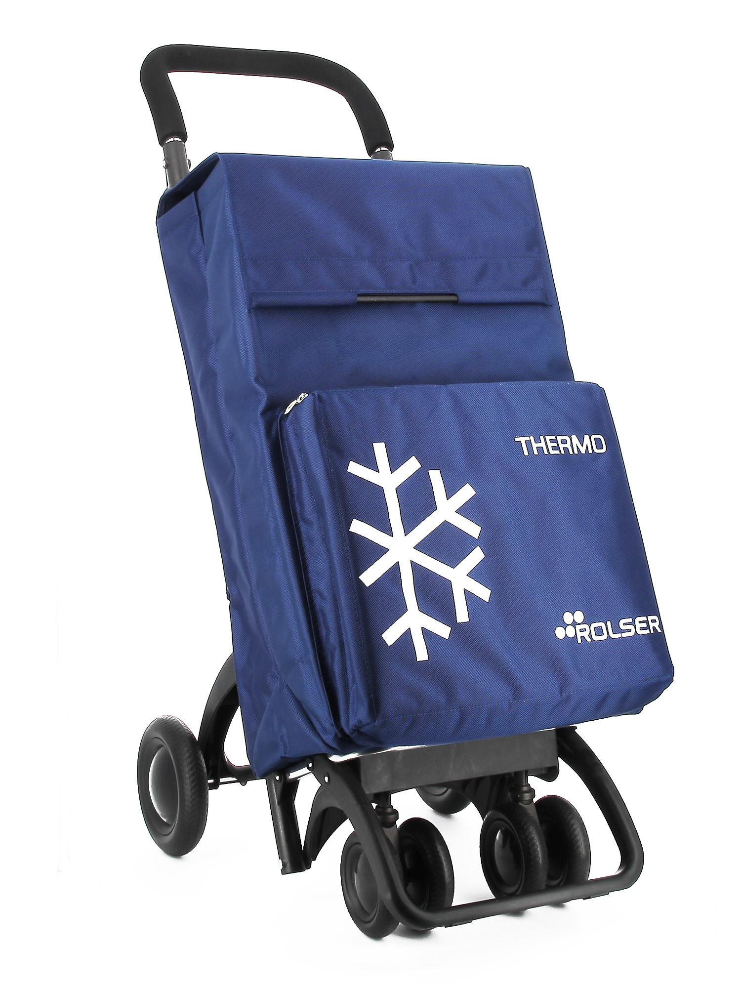 Rolser Thermo Fresh MF 4x4 4 Wheel 2 Swivelling Shopping Trolley with Adjustable Handle