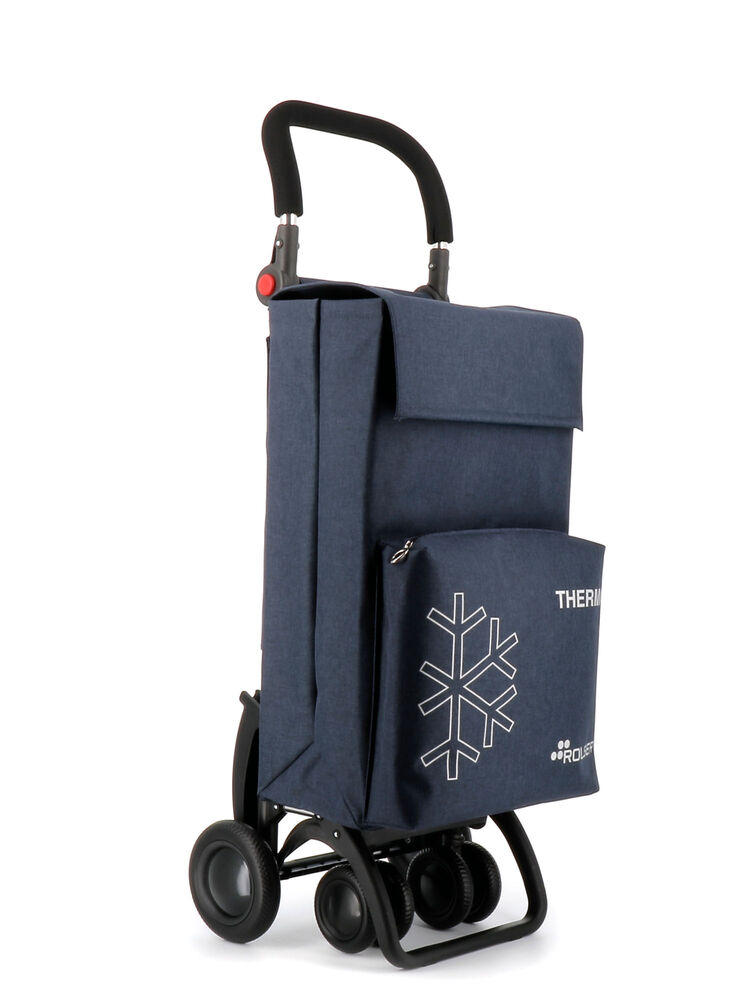 Rolser Sbelta Thermo Tweed 4x4 4 Wheel 2 Swivelling Shopping Trolley with Adjustable Handle