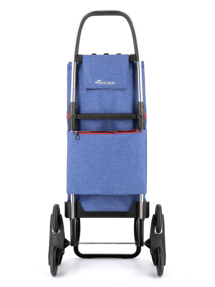 Rolser Wallaby Tweed 6 Wheel Stair Climber Foldable Shopping Trolley