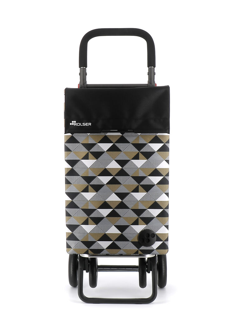 Rolser Classic Sahara 4x4 4 Wheel 2 Swivelling Shopping Trolley with Adjustable Handle