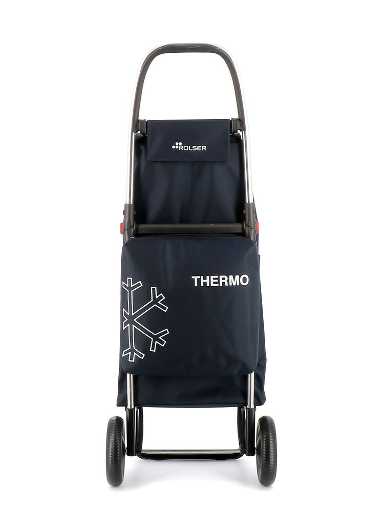 Rolser I-Max Thermo Zen 2 Wheel Foldable Shopping Trolley in Grey