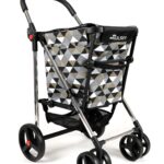 Rolser Basket Sahara 4 Big Wheel 2 Swivelling Foldable Shopping Trolley