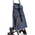 Klappbarer Einkaufstrolley Rolser Big Tweed 6 Räder Treppensteiger