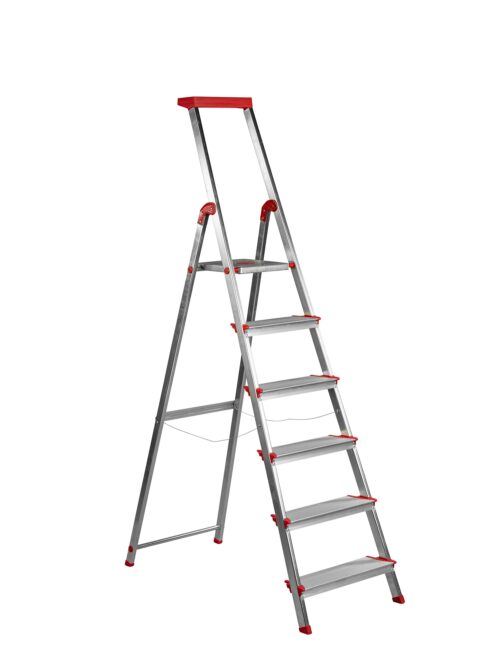 Aluminiumleiter Rolser Brico 220 6 tiefe Stufen