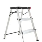 Taburete Plegable Rolser de Aluminio M3 220 Peldaño ancho