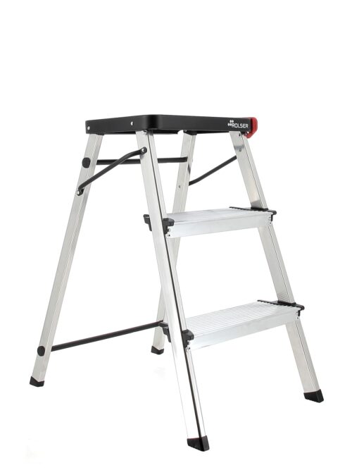 Taburete Plegable Rolser de Aluminio M3 220 Peldaño ancho