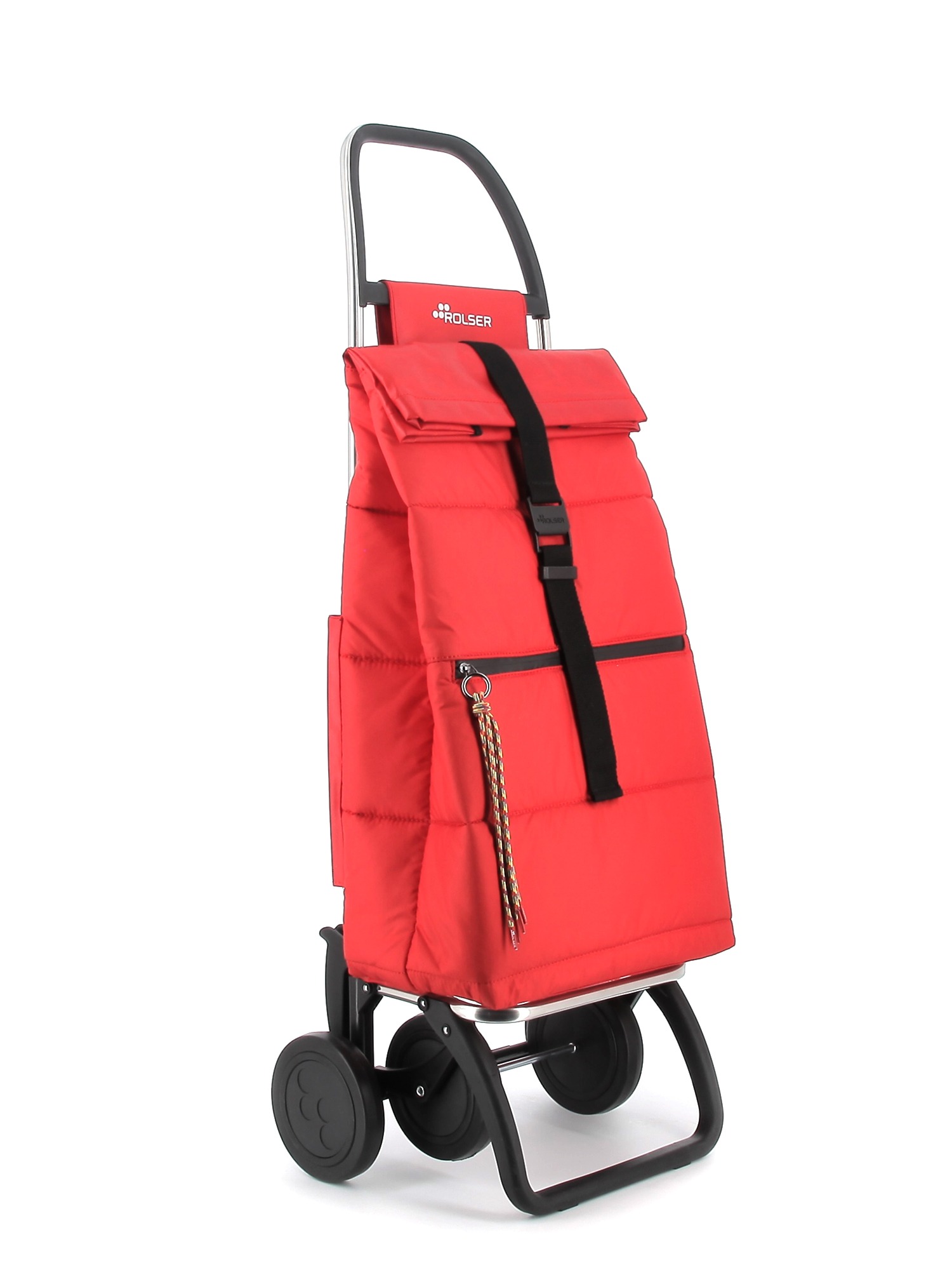 Carro Rolser Big Polar 4 Ruedas 2 Giratorias Plegable - Marino con