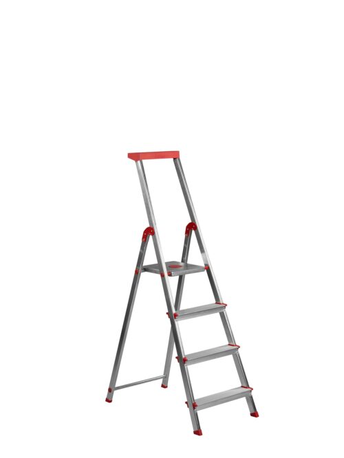 Escalera Aluminio Brico 4 Peldaños