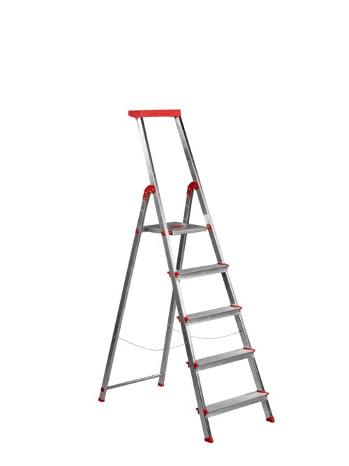 Escalera Aluminio Brico 5 Peldaños