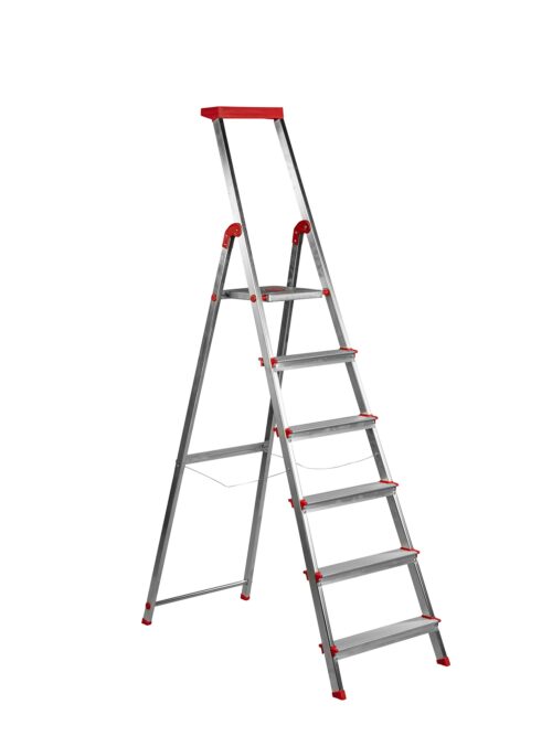 Escalera Aluminio Brico 6 Peldaños