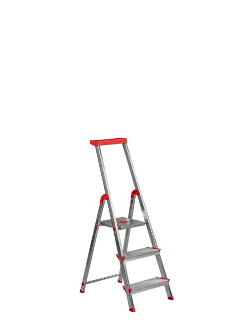 Escalera Aluminio Brico 220 3 Peldaños anchos