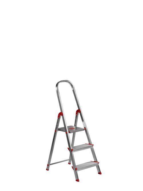 Escalera Aluminio Norma 220 3 Peldaños anchos