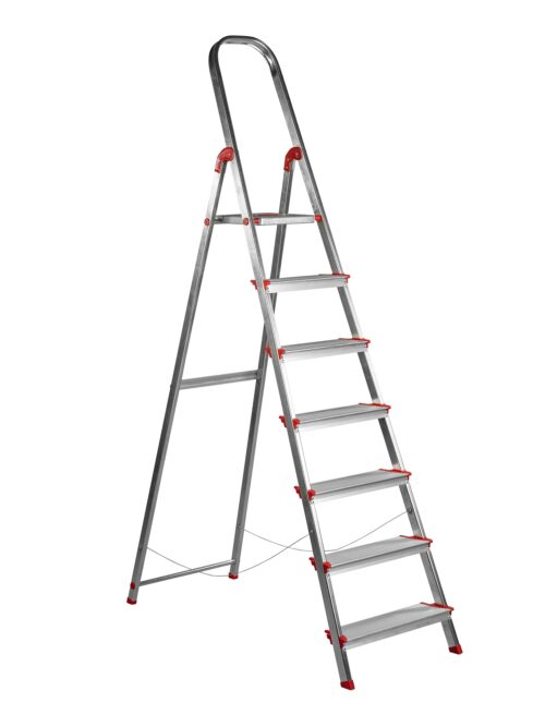 Escalera Aluminio Norma 220 7 Peldaños anchos
